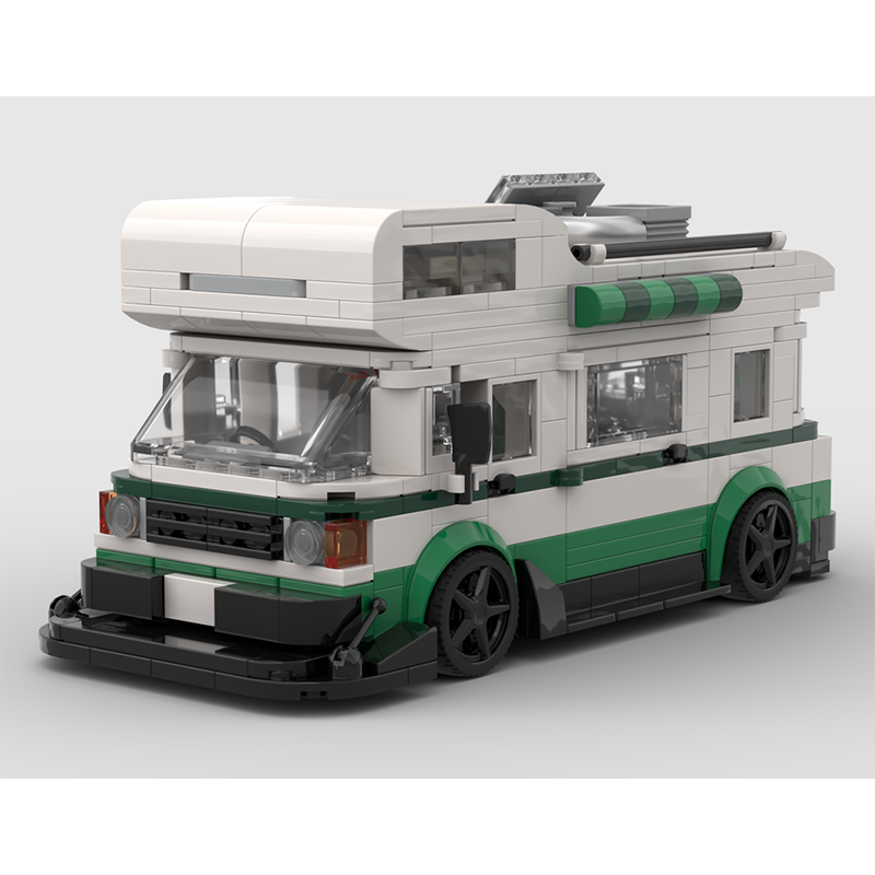 Outdoor Camping For Kids - 577-Piece Outdoor Camping RV Model (MOC)