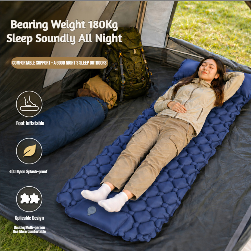 Outdoor Camping Rug - Outdoor Self Inflating Sleeping Pad Camping