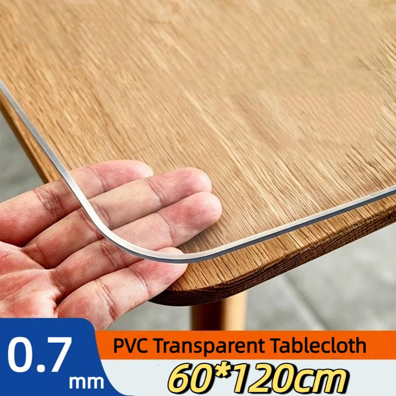 Kitchen Outdoor Camping - Clear PVC Table Protector Waterproof Anti