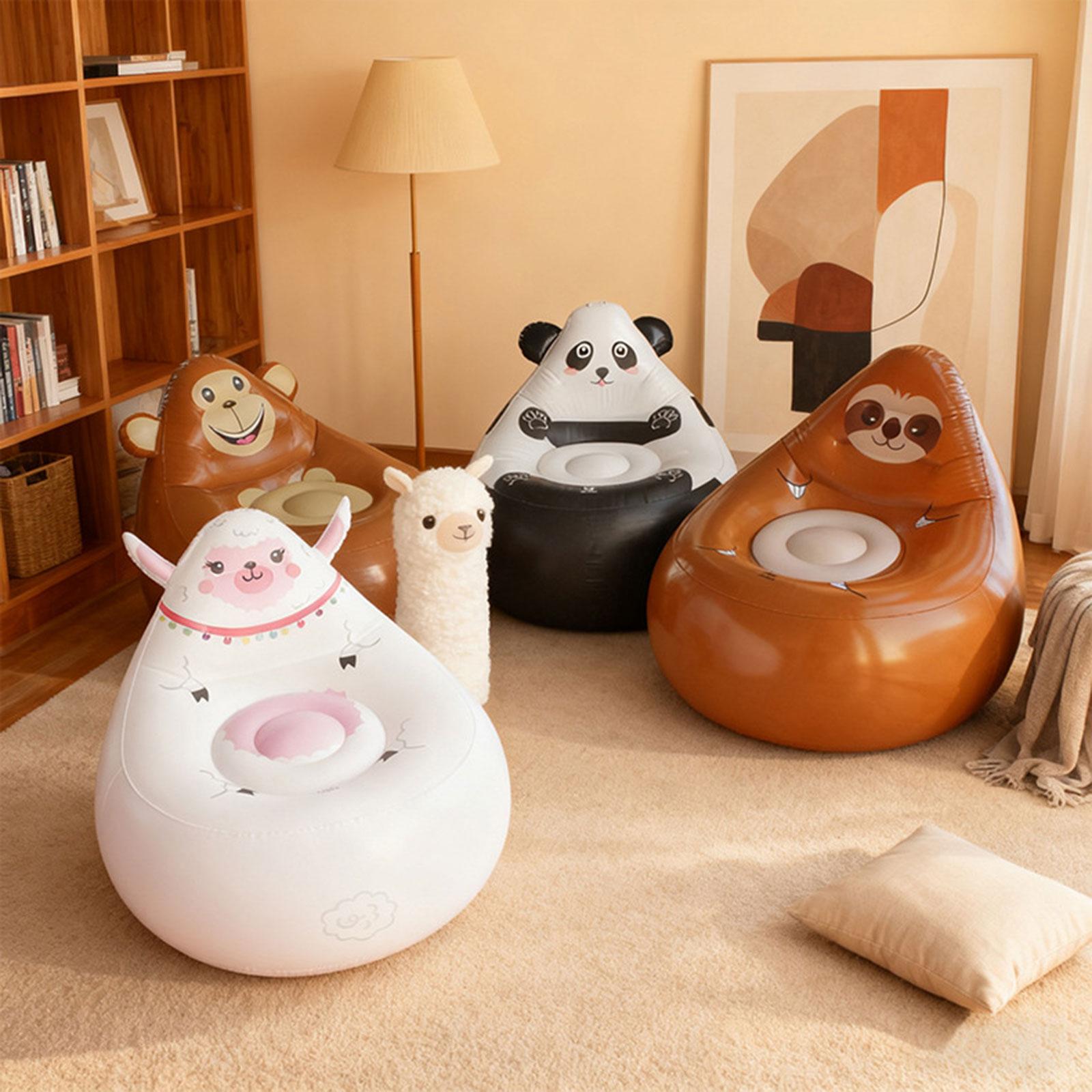 Outdoor Camping For Kids - Inflatable Lazy Sofa Kids Cartoon Sofa