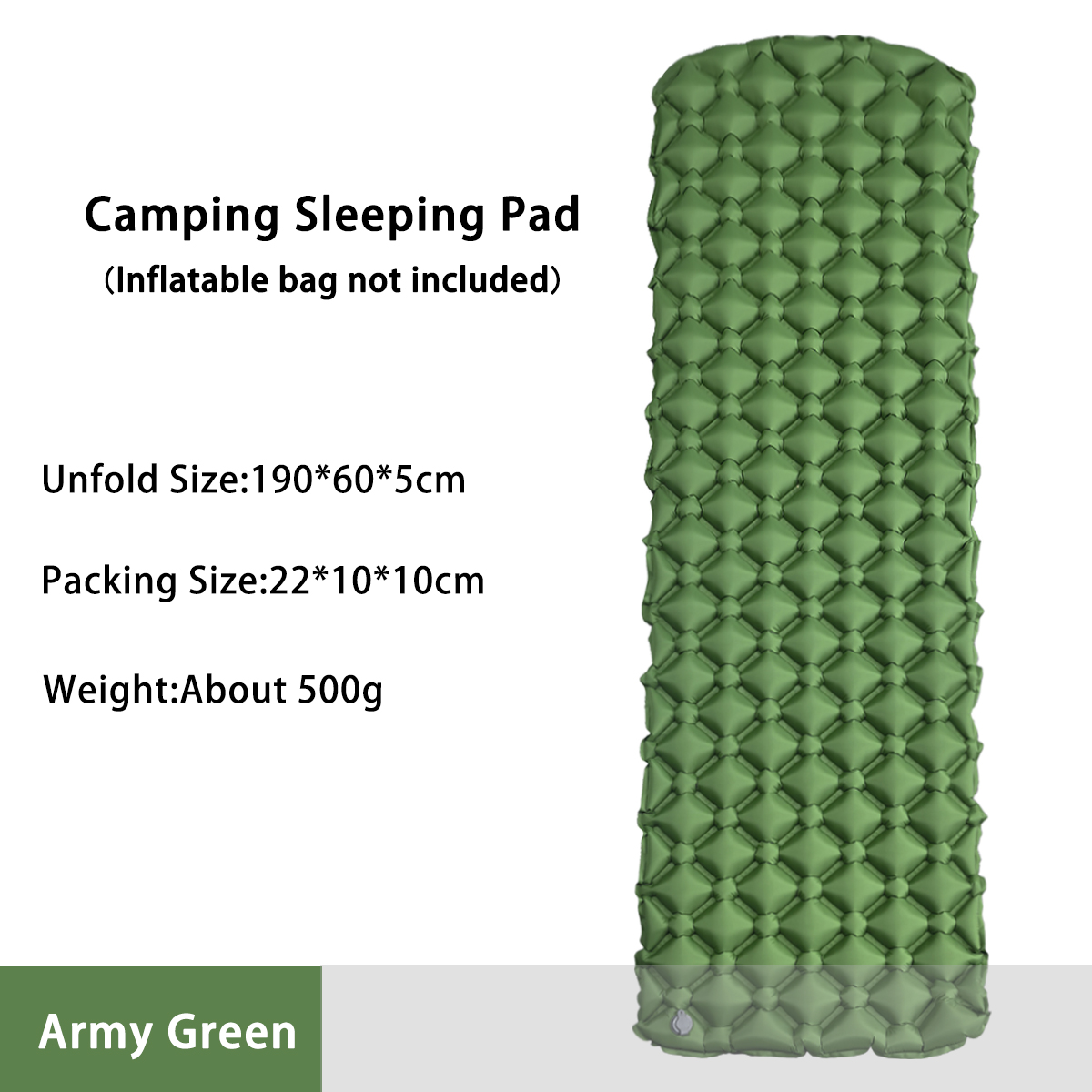Outdoor Camping Rug - Camping Inflatable Mattress in Tent Folding