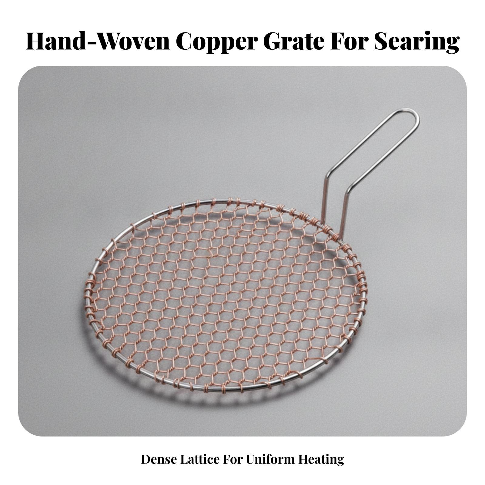 Portable Copper Mesh Round Gri - Outdoor Camping Grill ulasan dan harga