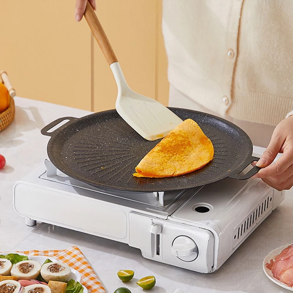 34CM Outdoor BBQ Grill Pan Non - Kitchen Outdoor Camping ulasan dan harga