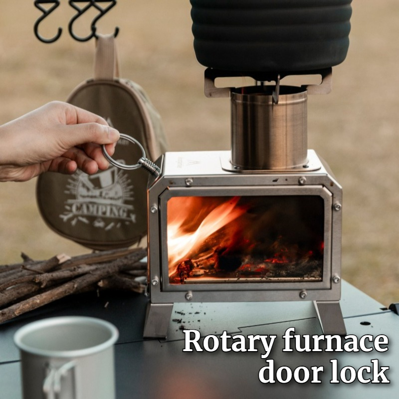 Stainless Steel Square Firewoo - Outdoor Camping Stove ulasan dan harga