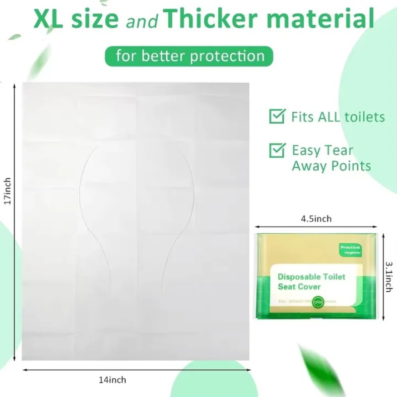 10-120PCS Disposable Toilet Se - Outdoor Camping Mat ulasan dan harga