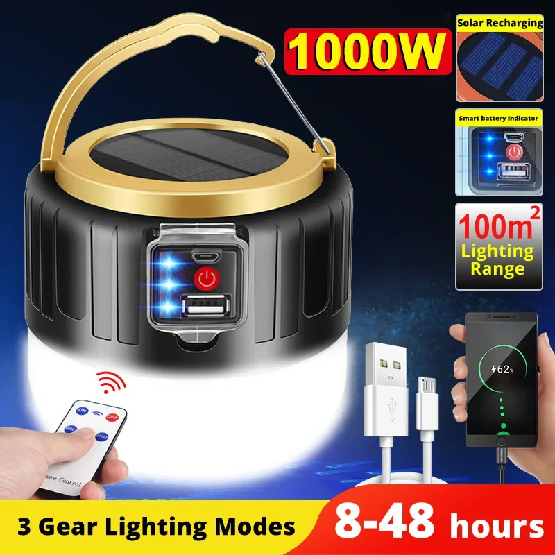 LED Solar Camping Light Power  - Camping Solar Lantern ulasan dan harga