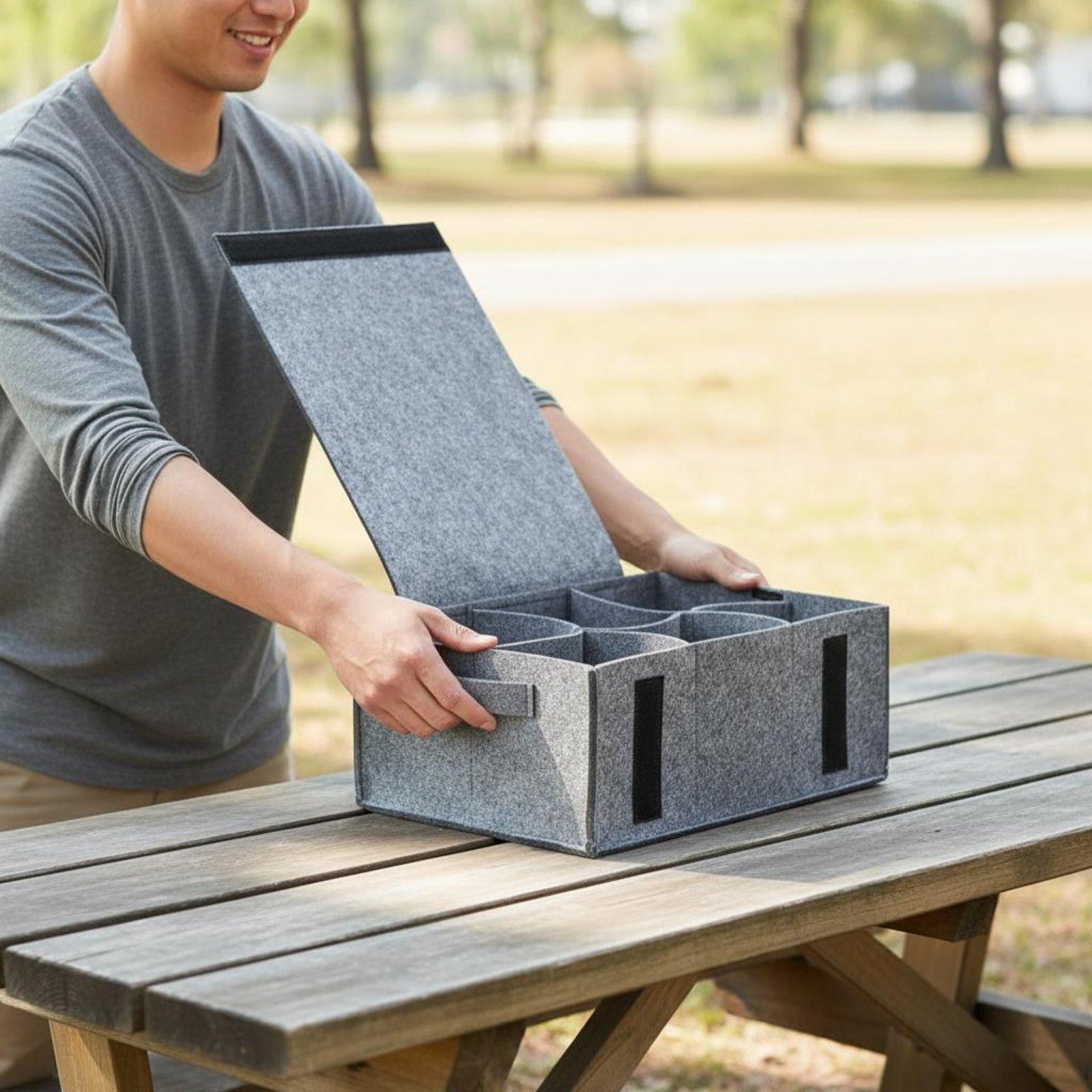 Household Felt Storage Pouch P - Kitchen Outdoor Camping ulasan dan harga