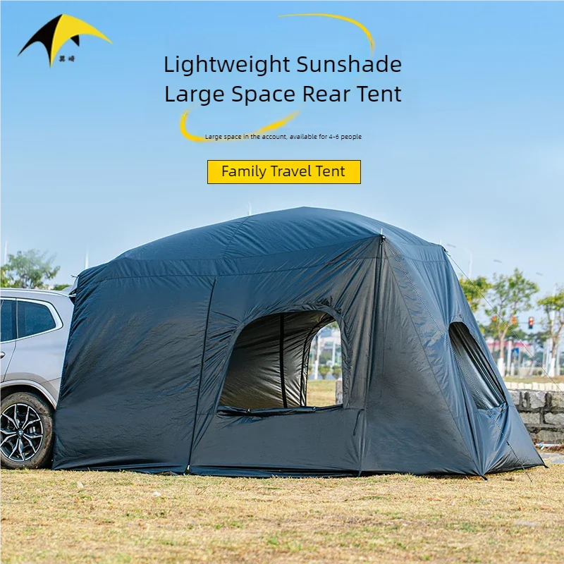 Universal SUV Camping Tent wit - Outdoor Camping Car Tail Tent ulasan dan harga