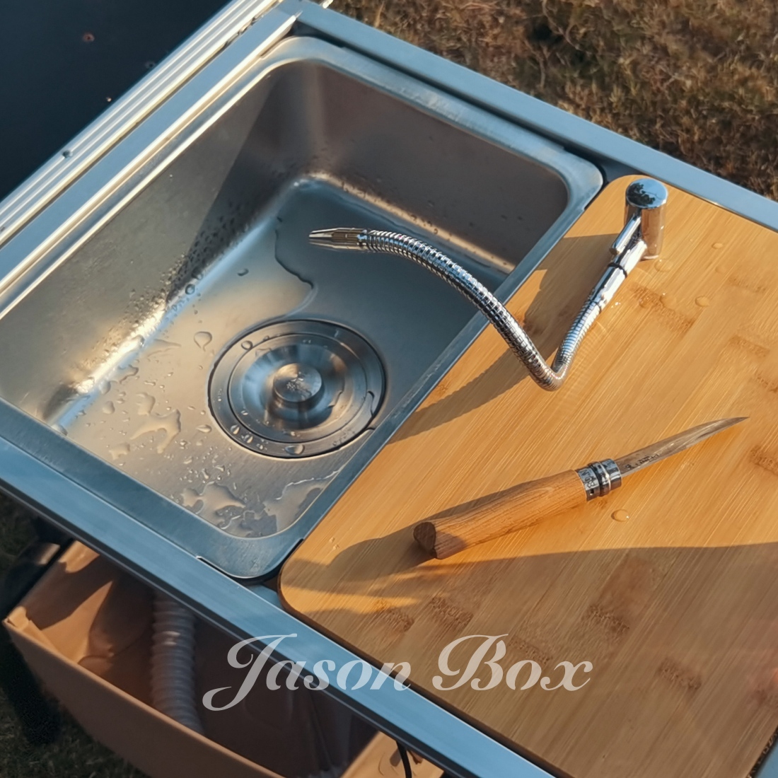 Outdoor IGT Camping Table Kitc - Outdoor Camping Kitchen With Sink ulasan dan harga