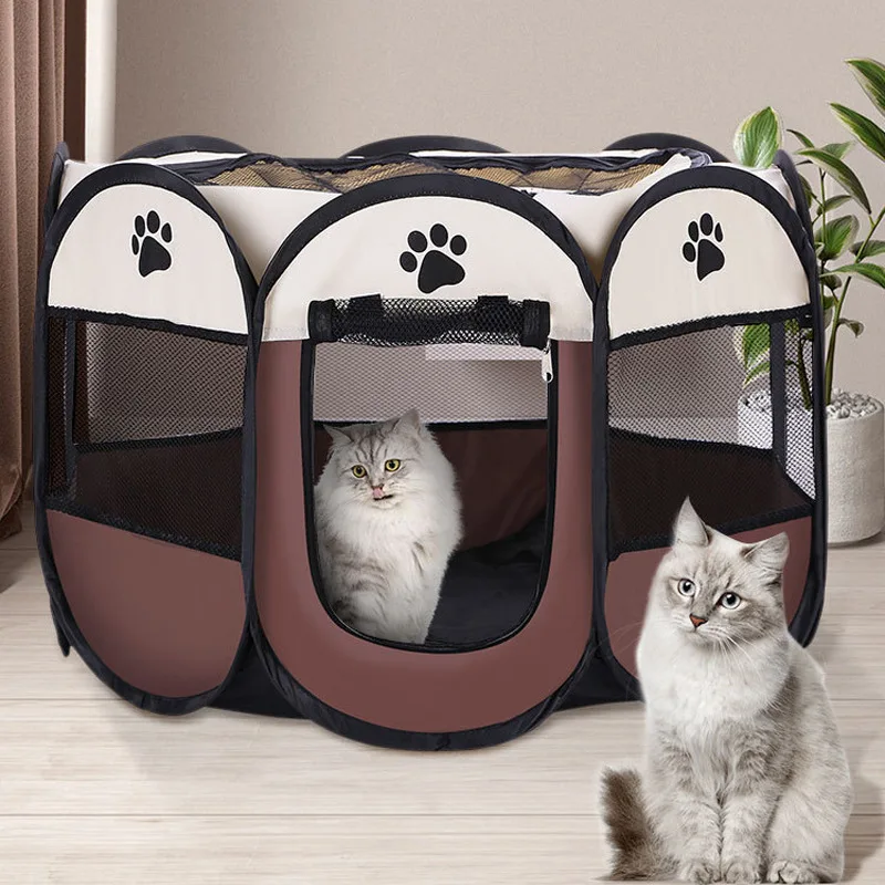 Portable Folding Pet Tent, Oct - Outdoor Camping Dog Fence ulasan dan harga