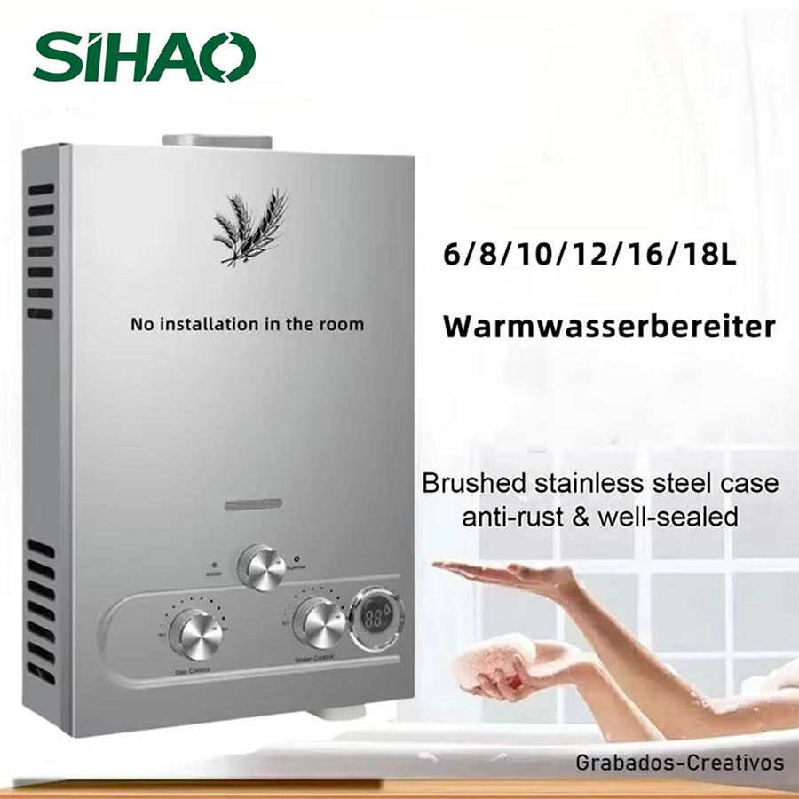 SIHAO 12L 16L 18L GPM LPG Gas  - Kitchen Outdoor Camping ulasan dan harga