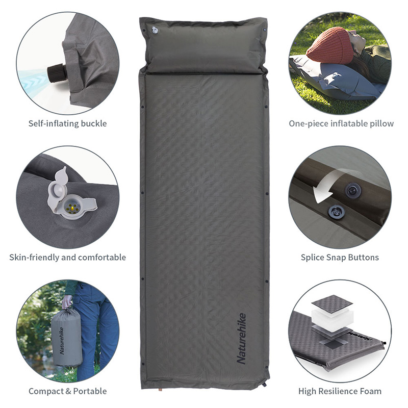 Naturehike D01 Self-inflating  - Outdoor Camping Rug ulasan dan harga
