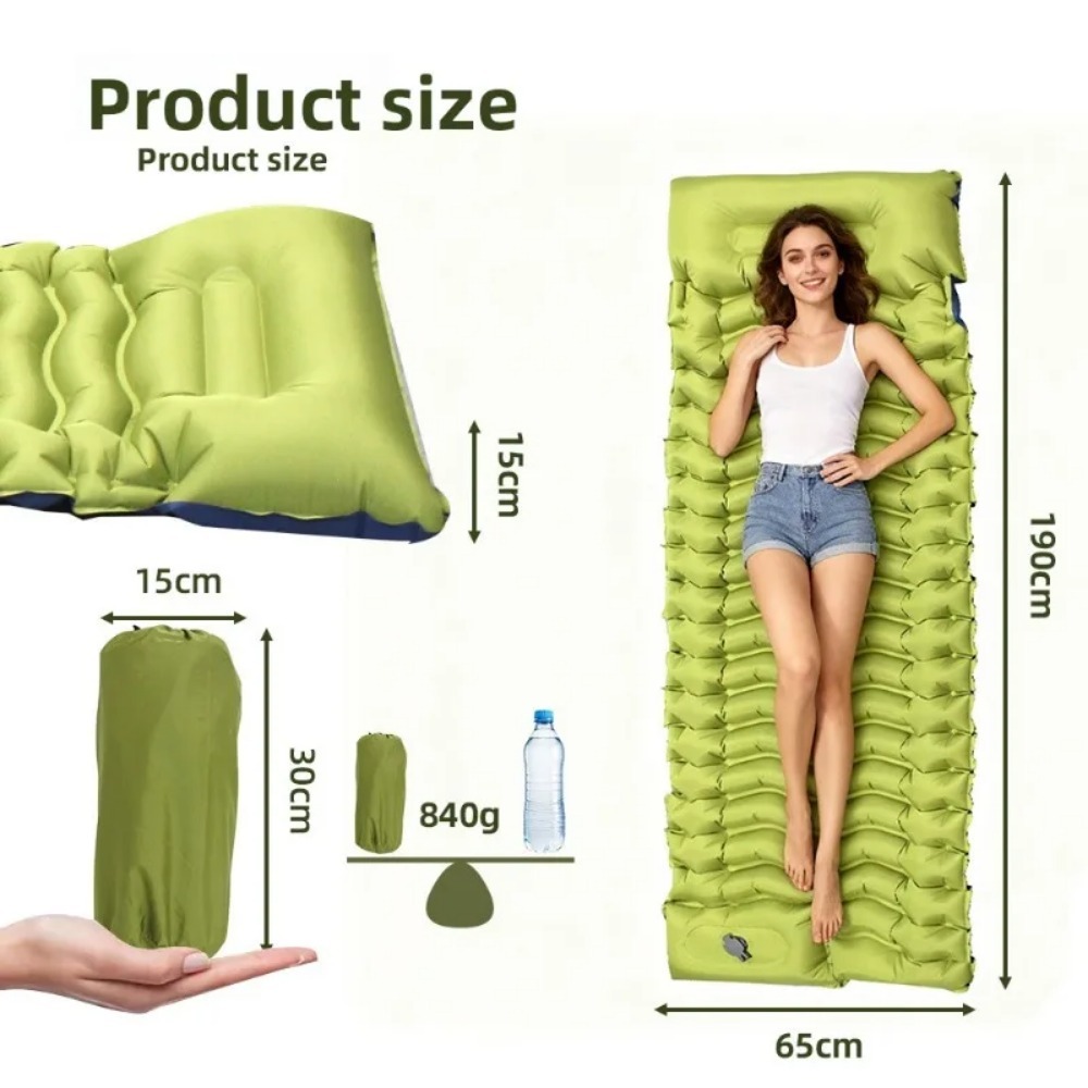 Camping Sleeping Mat Inflatabl - Outdoor Camping Rug ulasan dan harga