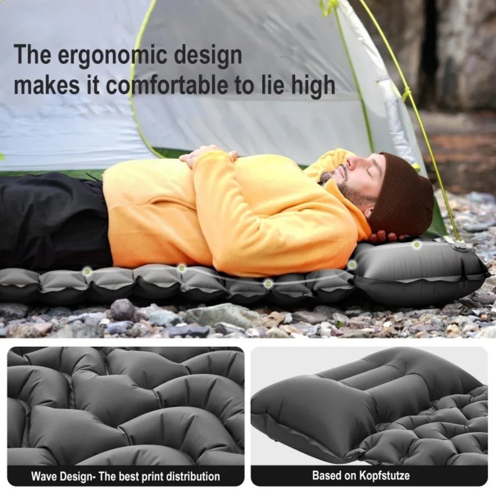 Camping Sleeping Mat Inflatabl - Outdoor Camping Rug ulasan dan harga