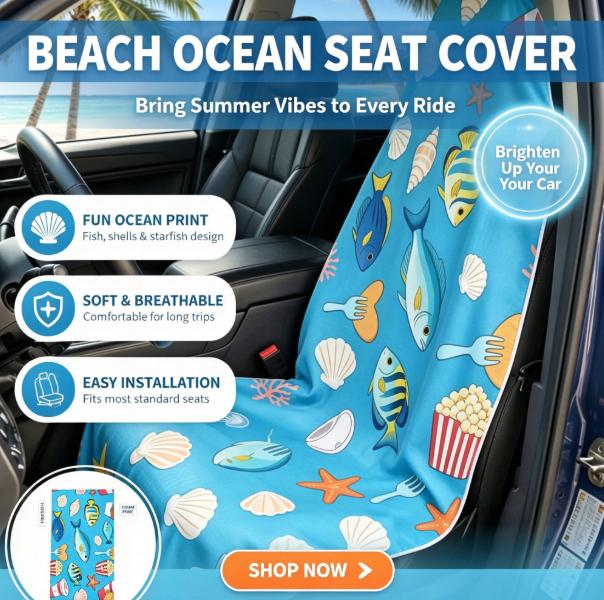 2‑in‑1 Beach Towel Car Seat Co - Outdoor Camping Mat ulasan dan harga