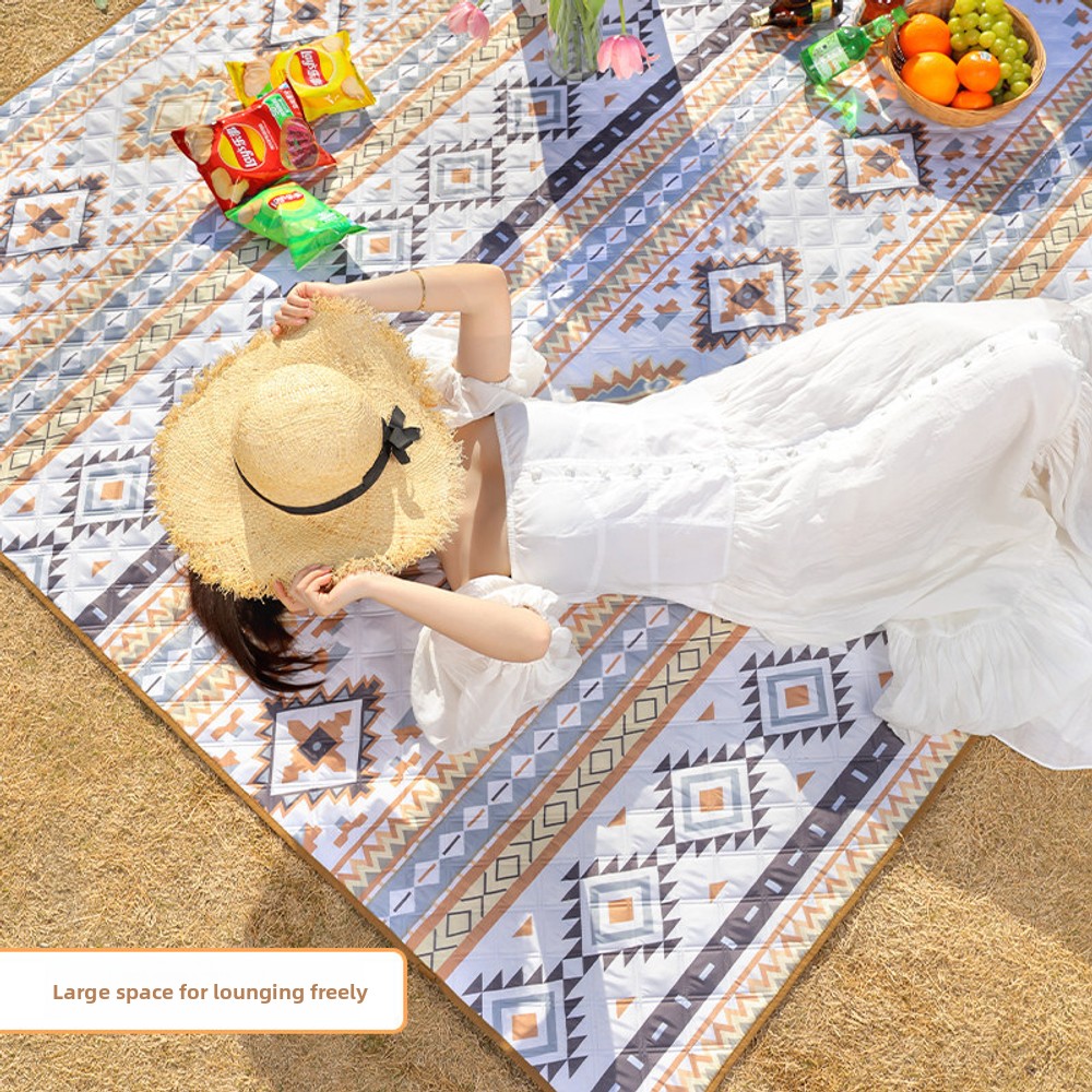 Thickened Ethnic Style Picnic  - Outdoor Camping Mat Waterproof ulasan dan harga