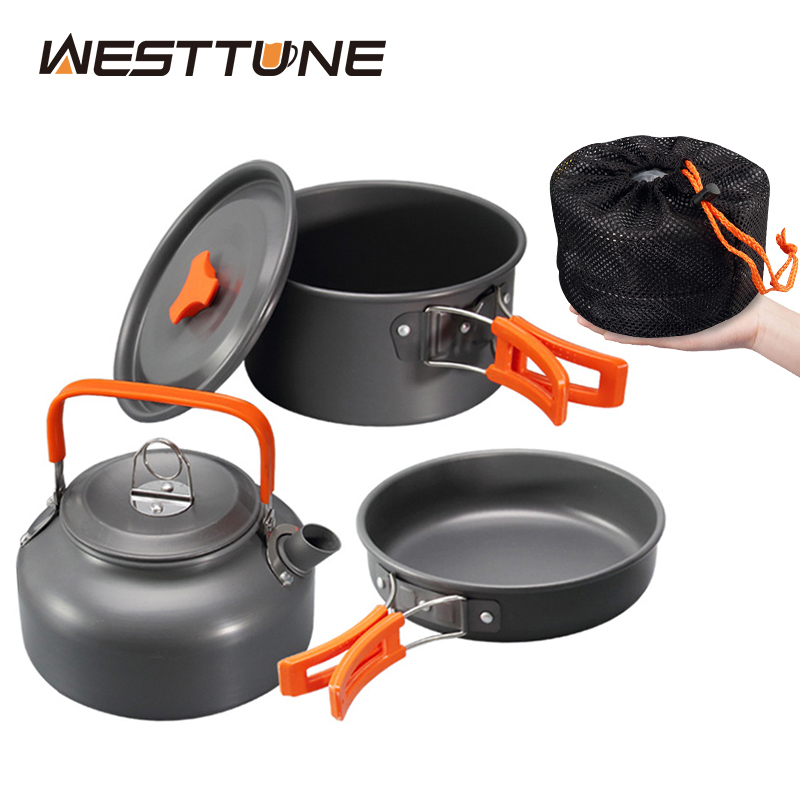 WESTTUNE Camping Cookware Kit  - Camp Utensil Set ulasan dan harga