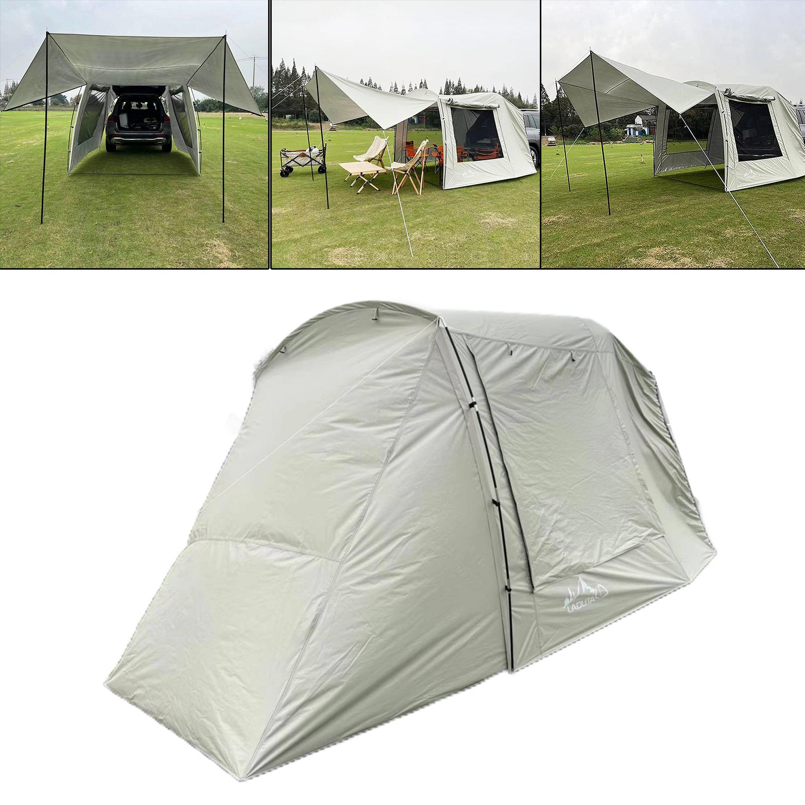 Portable Waterproof Car Rear T - Outdoor Camping Car Tail Tent ulasan dan harga