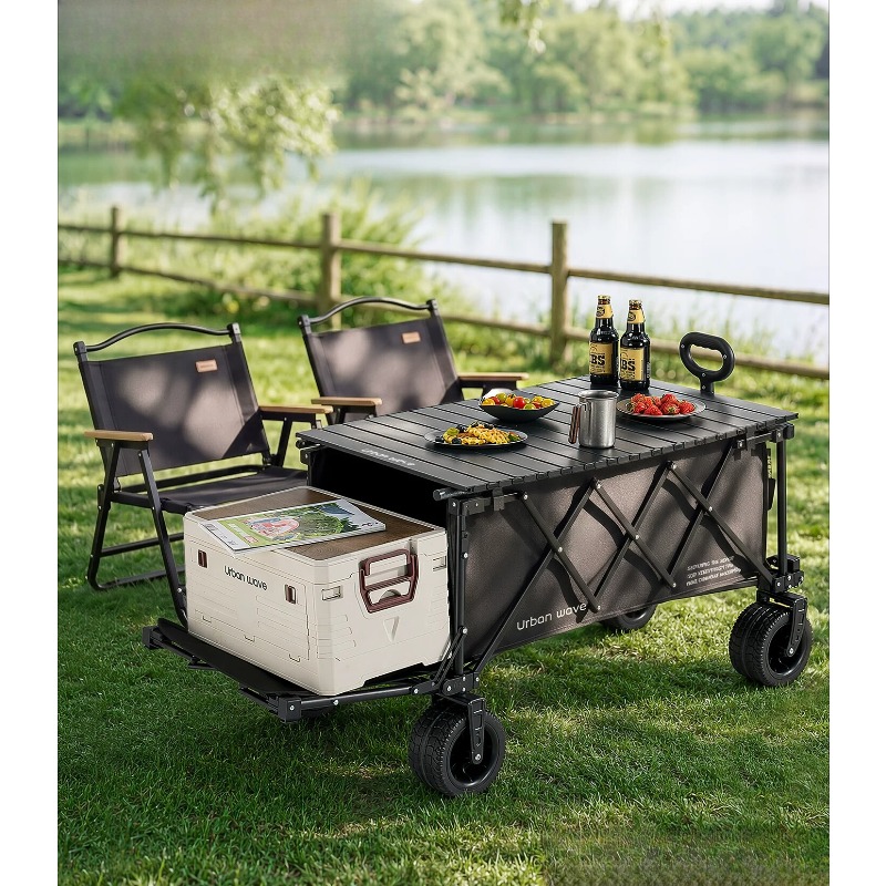 Folding Camping Wagon Cart Out - Outdoor Camping For Kids ulasan dan harga