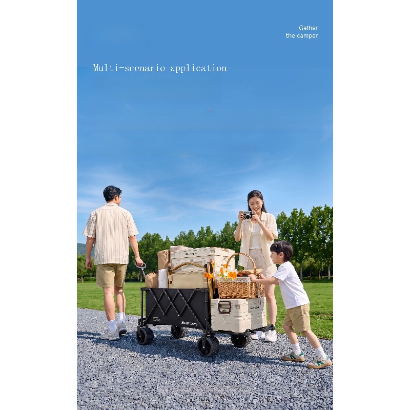 Folding Camping Wagon Cart Out - Outdoor Camping For Kids ulasan dan harga