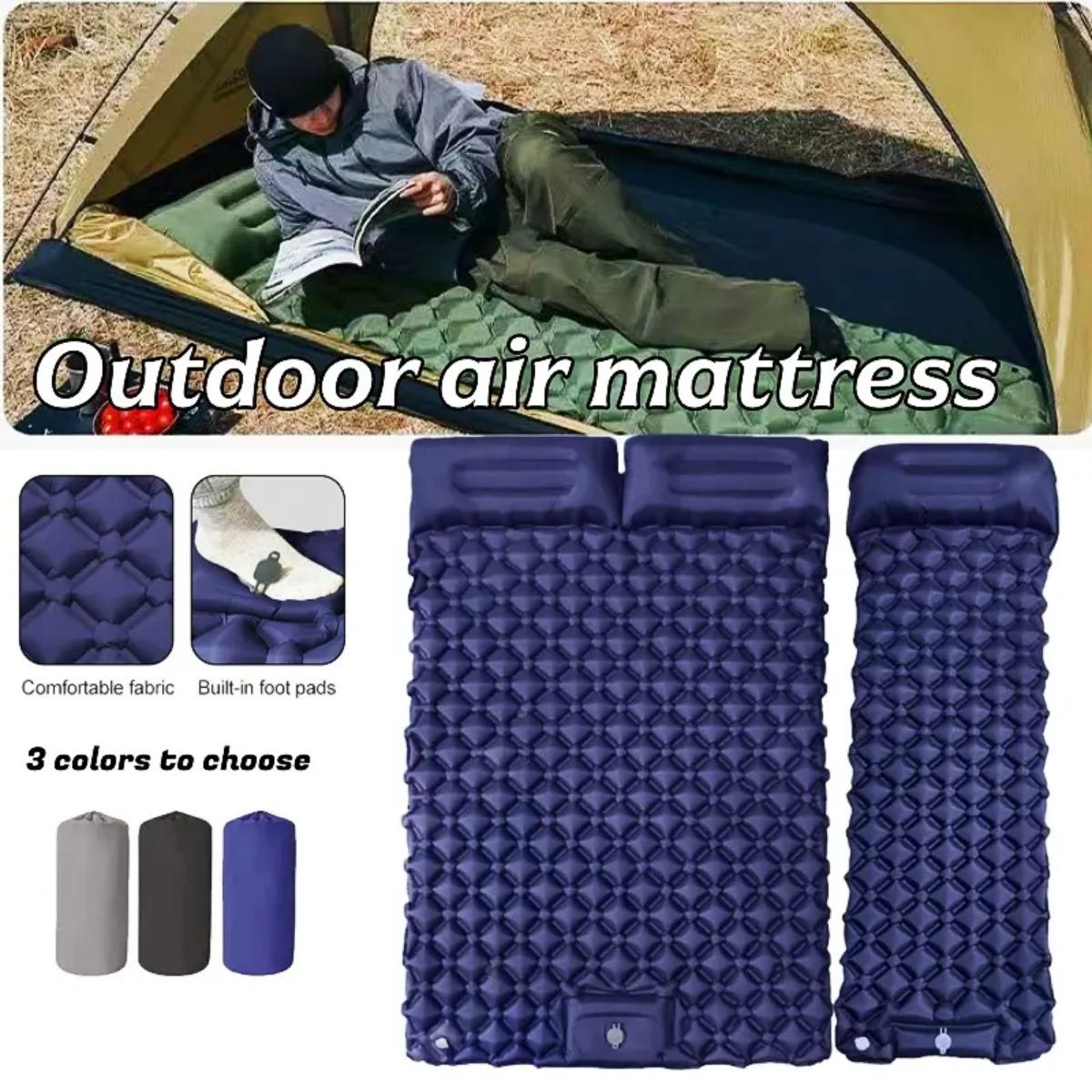 Single & Double Inflatable Air - Outdoor Camping Rug ulasan dan harga