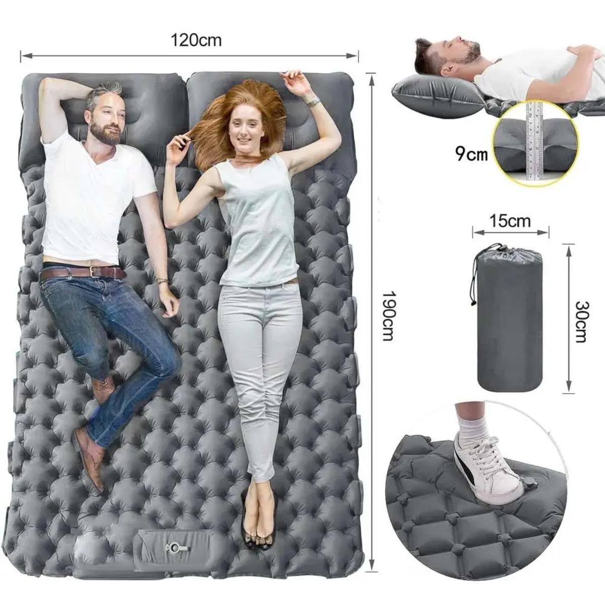 Single & Double Inflatable Air - Outdoor Camping Rug ulasan dan harga