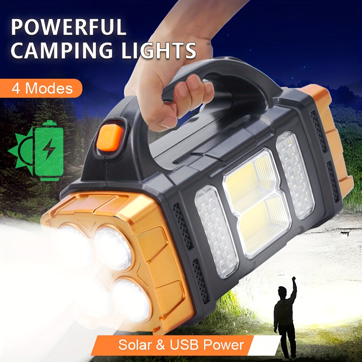New Upgrade Rechargeable High  - Camping Solar Lantern ulasan dan harga