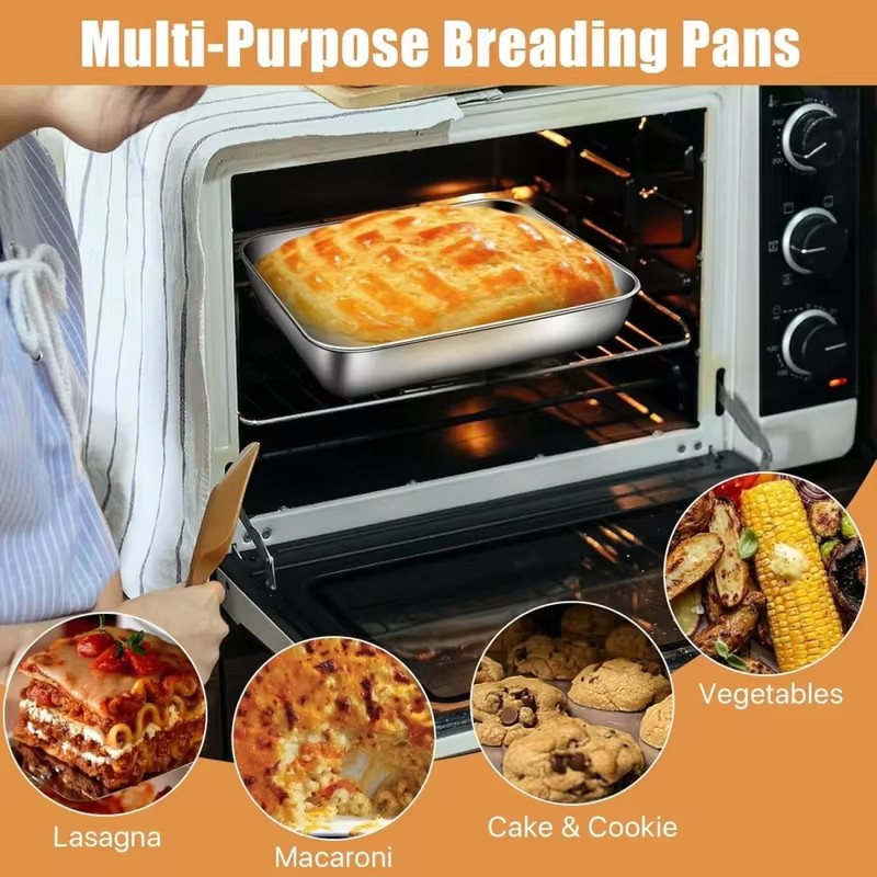 3-Piece Stainless Steel Food S - Kitchen Outdoor Camping ulasan dan harga