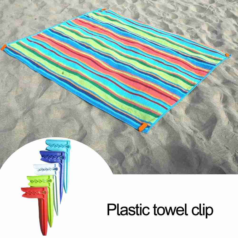 10PCS Beach Towel Clip Camping - Outdoor Camping Rug ulasan dan harga