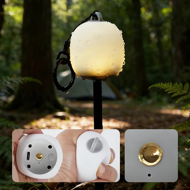 Mini Egg-Shaped Squeeze Silico - Camping Solar Lantern ulasan dan harga
