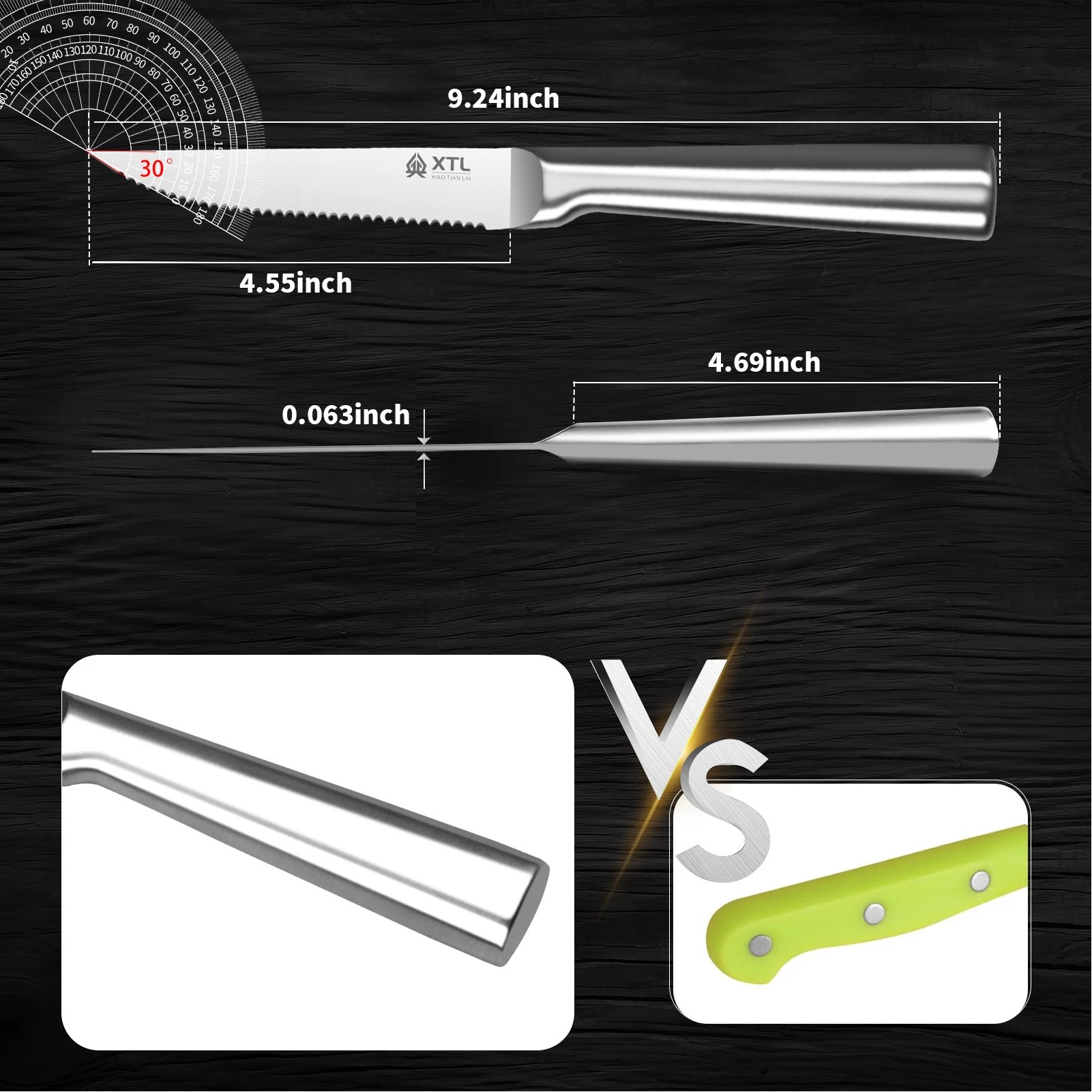 Stainless Steel Steak Knife Bo - Kitchen Outdoor Camping ulasan dan harga