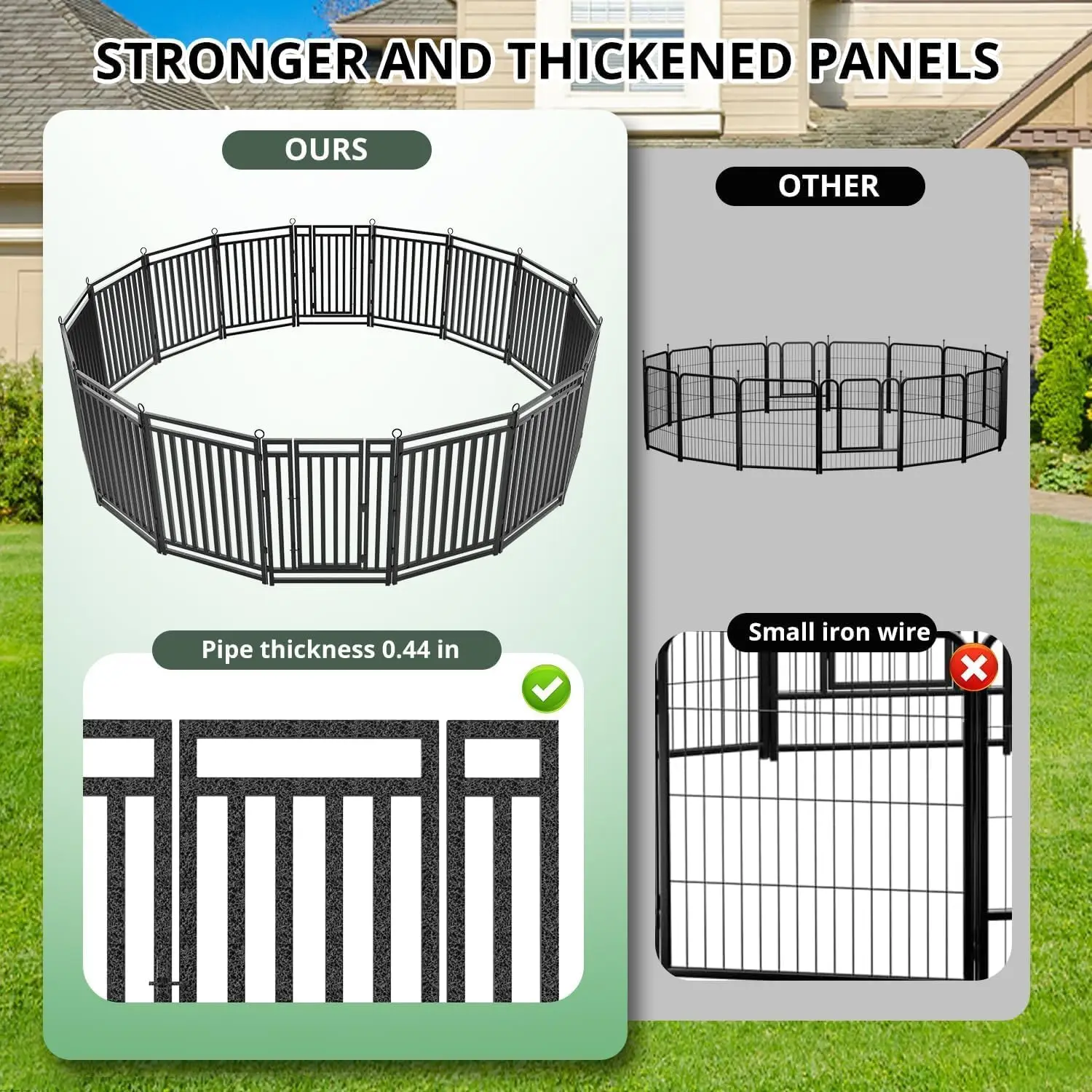 Dog Fence Outdoor Indoor, 47 I - Outdoor Camping Dog Fence ulasan dan harga