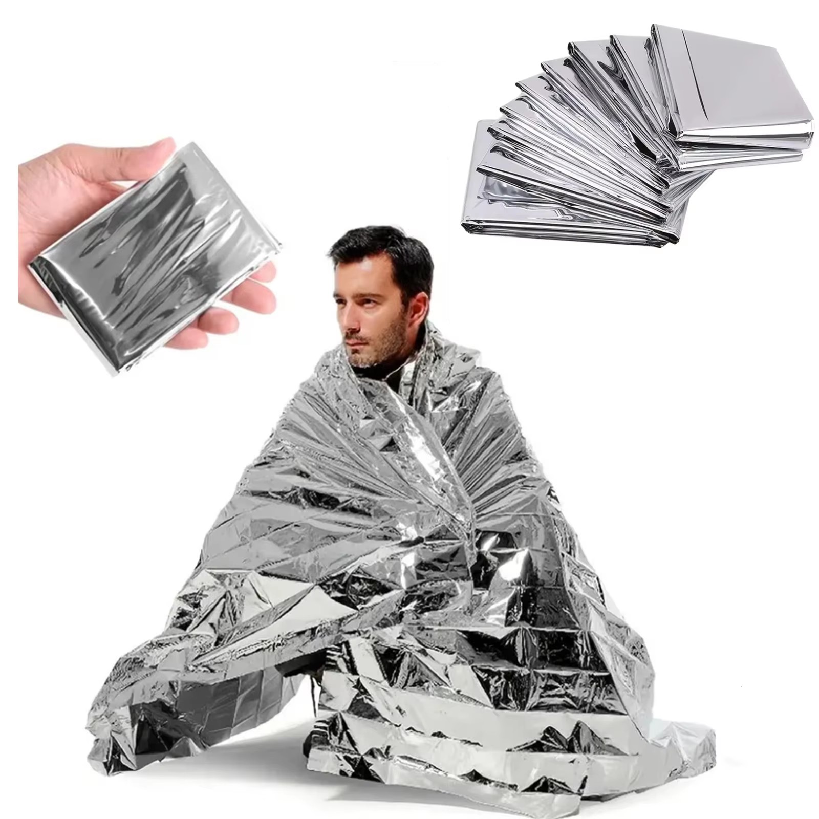 1/4PCS Emergency Blanket Outdo - Survival Kit ulasan dan harga