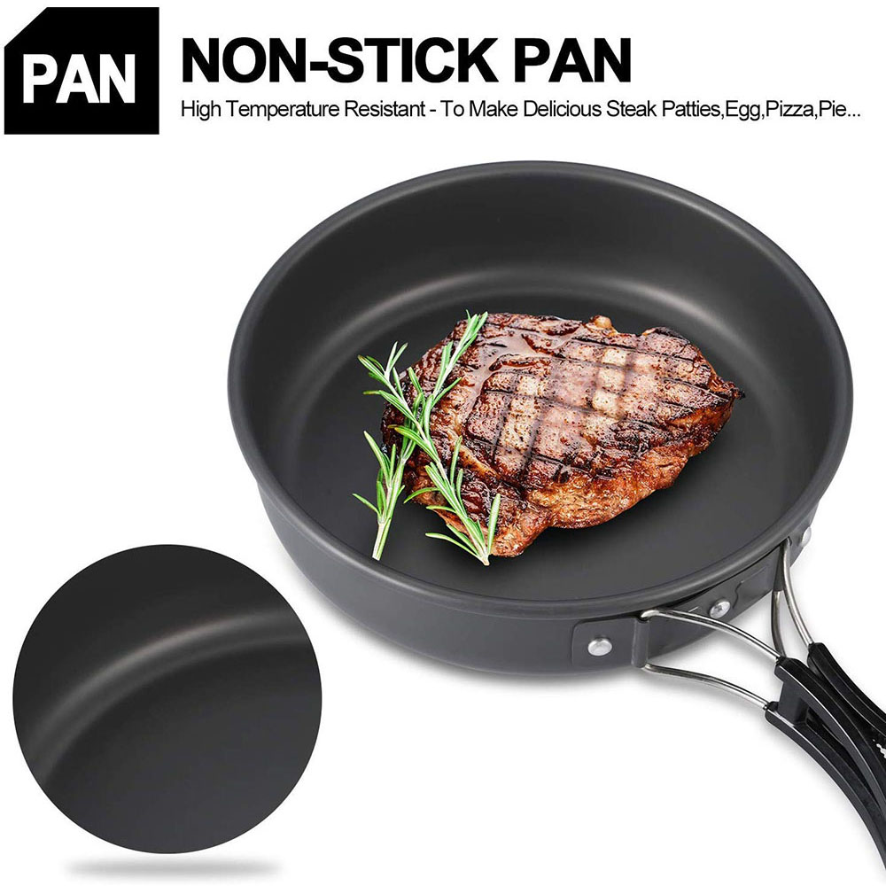 Outdoor Camping Cookware Set M - Camp Utensil Set ulasan dan harga